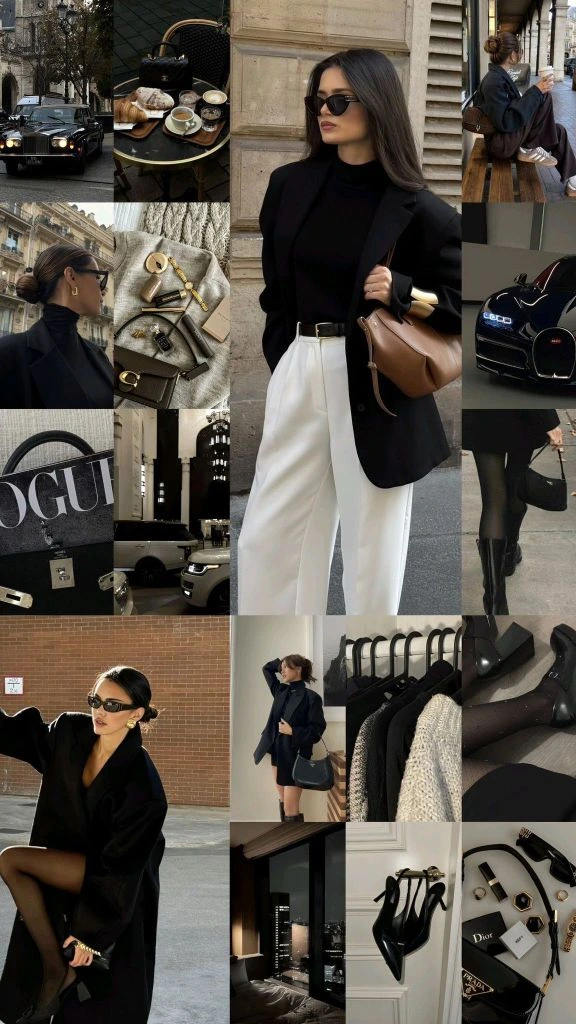 Luxury styling mood board